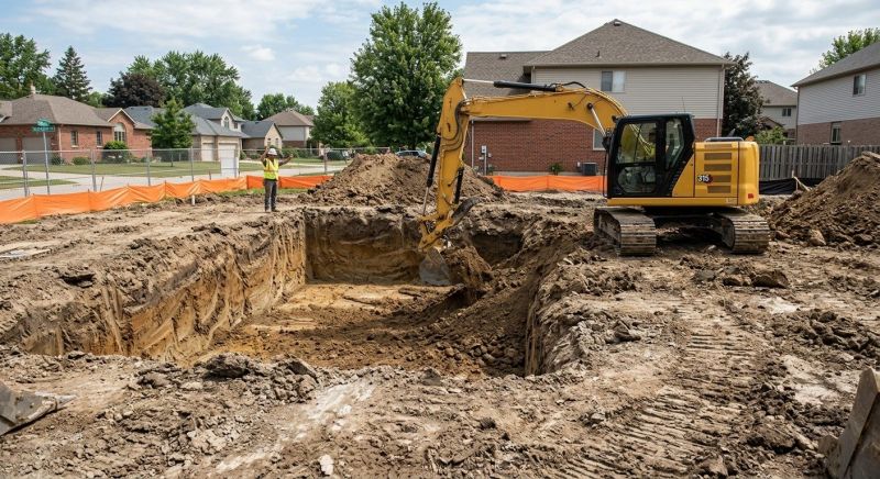 Foundation Excavation in Houston, TX